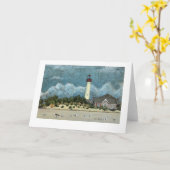 Cape May Vuurtorenschilderkunst, New Jersey Kaart (Gele Bloem)