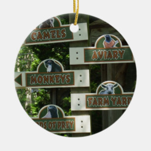 Cape May Zoo kerstversiering Keramisch Ornament