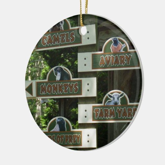 Cape May Zoo kerstversiering Keramisch Ornament (Links)