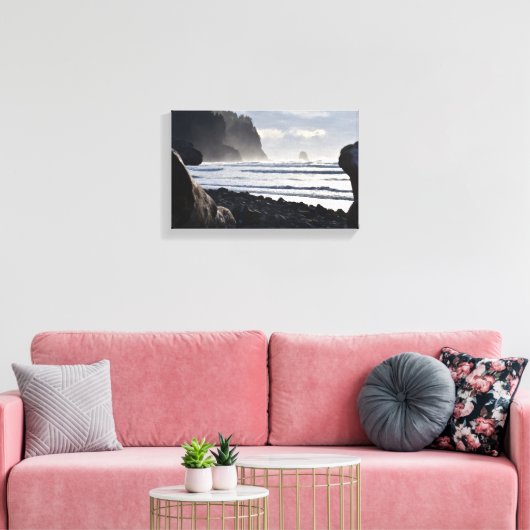 Cape Meares Canvas Afdruk (Insitu (Woonkamer))