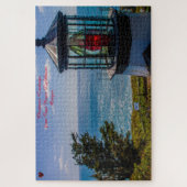 Cape Mears vuurtoren Oregon.  Legpuzzel (Verticaal)