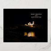 Cape Neddick Light Christmas Kaart (Voorkant)