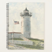 Cape Neddick Lighthouse Watercolor Planner (Voorkant)