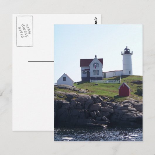 Cape Neddick - Nubble Light Briefkaart (Voorkant / Achterkant)