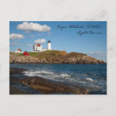 Cape Neddick "Nubble" Light House Briefkaart (Voorkant)