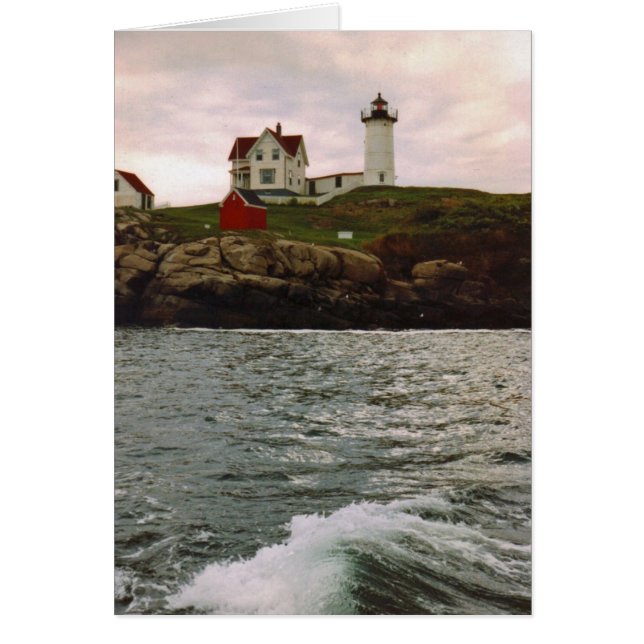 Cape Neddick "Nubble Light"-kaart (Voorkant)