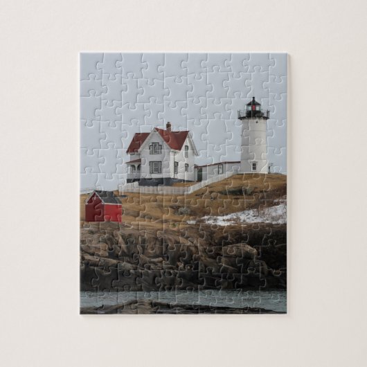 Cape Neddick - Nubble Light Legpuzzel (Verticaal)