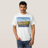 Cape Neddick, vuurtoren van de "nubble", T-Shirt (Voorkant volledig)
