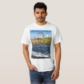 Cape Neddick, vuurtoren van de "nubble", T-Shirt (Voorkant volledig)