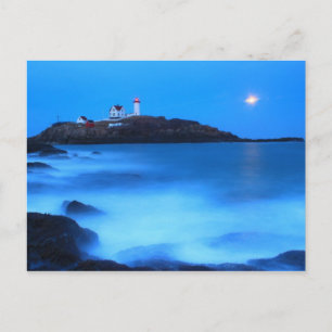 Cape Neddick vuurtoren, volle motorkap Briefkaart