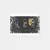 Cape ophalen, cape draag, vlieg post-it® notes (Voorkant)