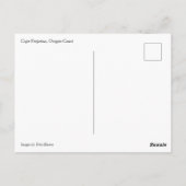Cape Perpetua, oregonkust Briefkaart (Achterkant)