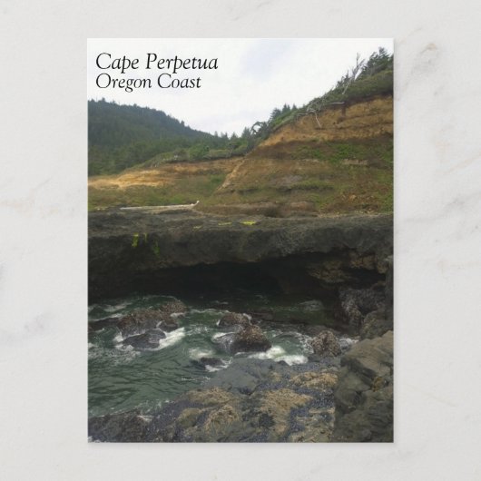 Cape Perpetua, oregonkust Briefkaart (Voorkant)