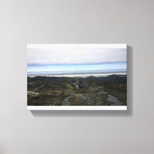 Cape Perpetua, oregonkust Canvas Afdruk (Voorkant)