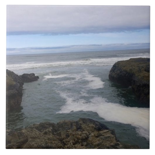 Cape Perpetua, oregonkust Tegeltje (Voorkant)