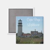 Cape Poge Light House souvenir Magneet (Voorkant / Achterkant)