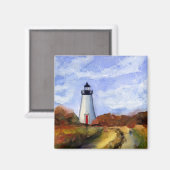 Cape Poge Lighthouse Magnet Gifts (Voorkant / Achterkant)