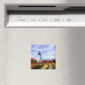 Cape Poge Lighthouse Magnet Gifts (Insitu (Vaatwasser))