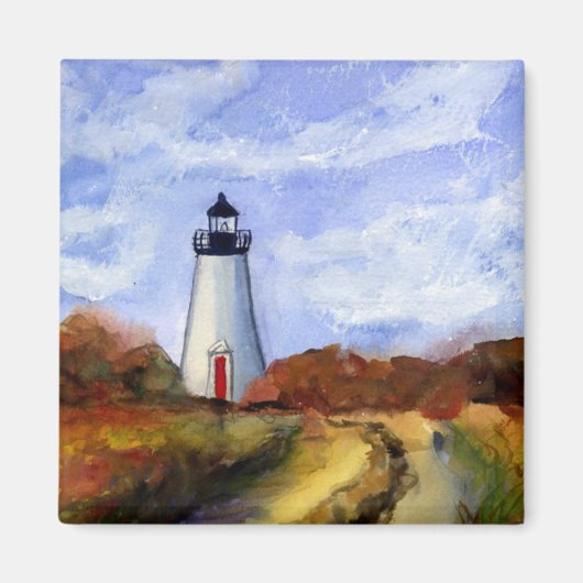 Cape Poge Lighthouse Magnet Gifts (Voorkant)