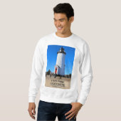 Cape Poge Lighthouse, Massachusetts Sweatshirt (Voorkant volledig)