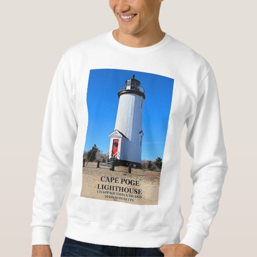 Cape Poge Lighthouse, Massachusetts Sweatshirt (Voorkant)