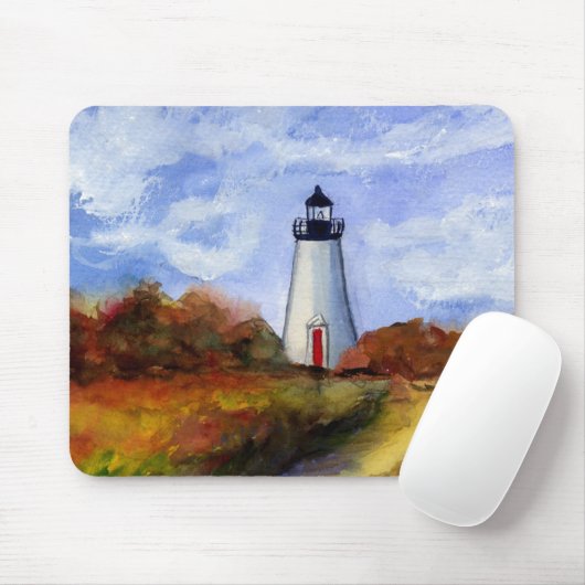 Cape Pogue Lighthouse Mousepad Muismat (Met muis)