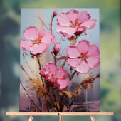 Cape Primrose - Impasto Floral Acryl Bord (Neutraal)