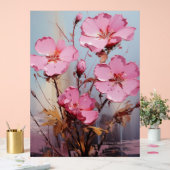 Cape Primrose - Impasto Floral Acryl Bord (Huwelijk)