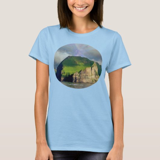 Cape Promontory Cape Lutkes Alaska Vrouwen T-shirt (Voorkant)