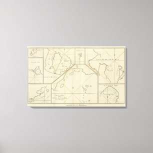 Cape Providence, St. David's Cove, Chili Canvas Afdruk
