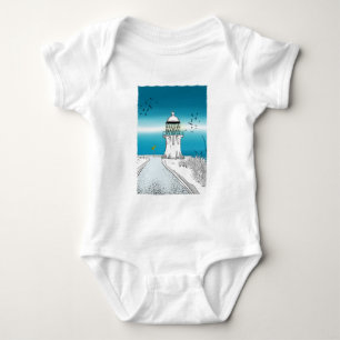 Cape Reinga Lighthouse Northland NZ Romper