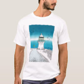 Cape Reinga Lighthouse Northland NZ T-shirt (Voorkant)