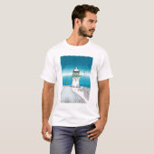 Cape Reinga Lighthouse Northland NZ T-shirt (Voorkant volledig)