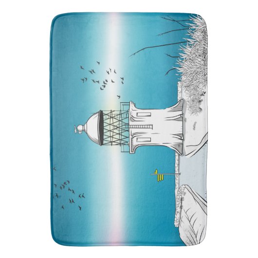 Cape Reinga Lighthouse NZ Badmat (Voorkant Verticaal)
