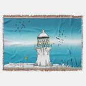 Cape Reinga Lighthouse NZ Deken (Voorkant)