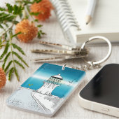 Cape Reinga Lighthouse NZ Sleutelhanger (Voorkant Rechts)