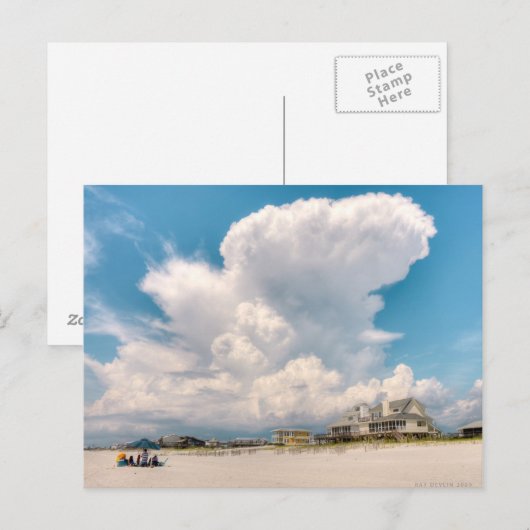 Cape San Blas Cloudscape Briefkaart (Voorkant / Achterkant)