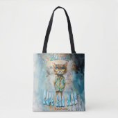 Cape San Blas Florida Beach Cat Tote Bag (Voorkant)