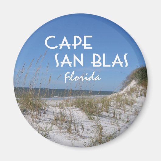 Cape San Blas Florida Beach Dunes Magneet (Voorkant)