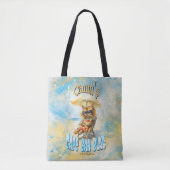 Cape San Blas Florida Beach Lounging Cat Tote Bag (Voorkant)
