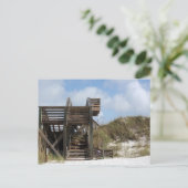 Cape San Blas Florida Dunewalk van strand side Briefkaart (Staand voorkant)