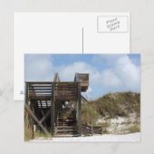 Cape San Blas Florida Dunewalk van strand side Briefkaart (Voorkant / Achterkant)