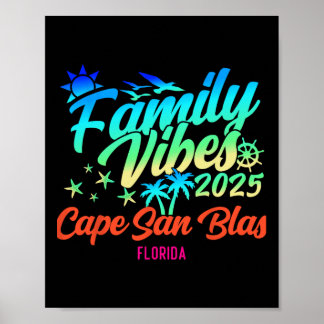 Cape San Blas Florida Familie Sfeer 2025 Vakantie  Poster