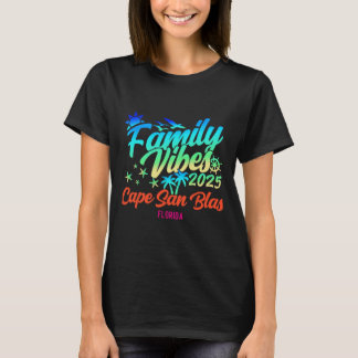 Cape San Blas Florida Familie Sfeer 2025 Vakantie  T-shirt