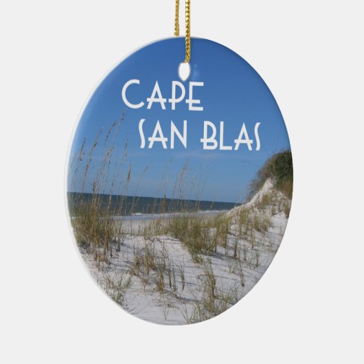 Cape San Blas Florida Keramisch Ornament (Rechts)