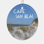 Cape San Blas Florida Keramisch Ornament (Links)