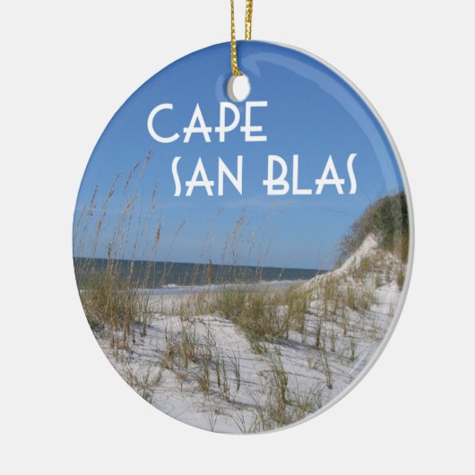 Cape San Blas Florida Keramisch Ornament (Links)