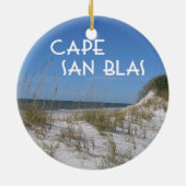Cape San Blas Florida Keramisch Ornament (Achterkant)