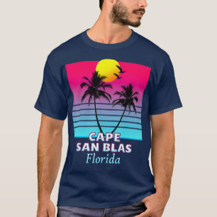 Cape San Blas Florida Retro T-shirt