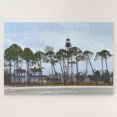 Cape San Blas Lighthouse, Port St. Joe, Florida Legpuzzel (Horizontaal)